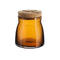 Orrefors Kosta Boda Bruk Jar with Cork (amber, medium)