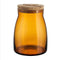 Orrefors Kosta Boda Bruk Jar with Cork (amber, large)