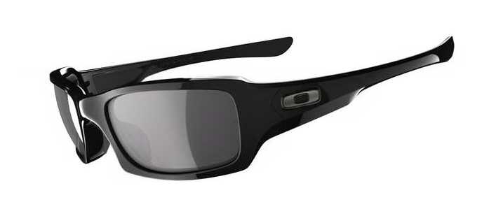 Oakley Fives Squared Sunglasses - Polished Black