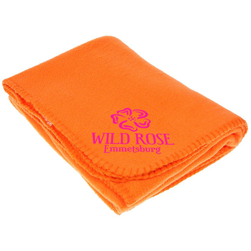 45 X 60 Fleece Blanket Orange