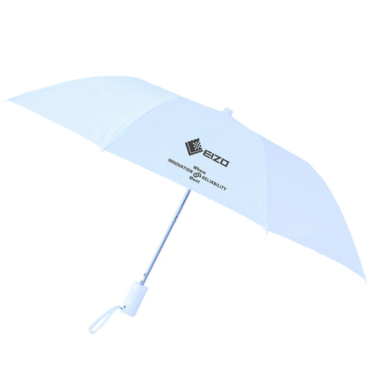 Auto Compact Umbrella White