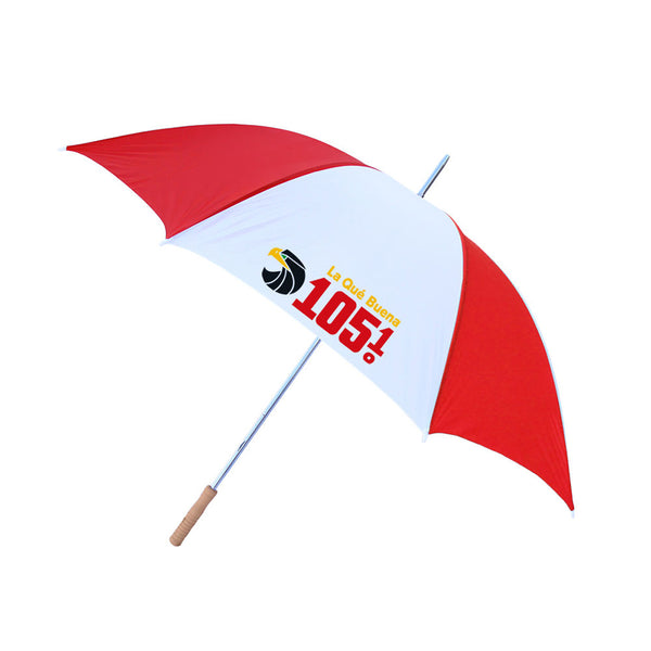 60" Windproof Umbrella Red/Wht