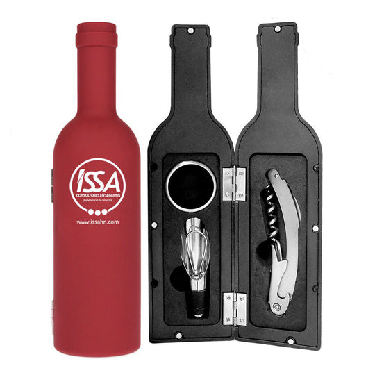 5 PC Wine Bottle Access - Burg