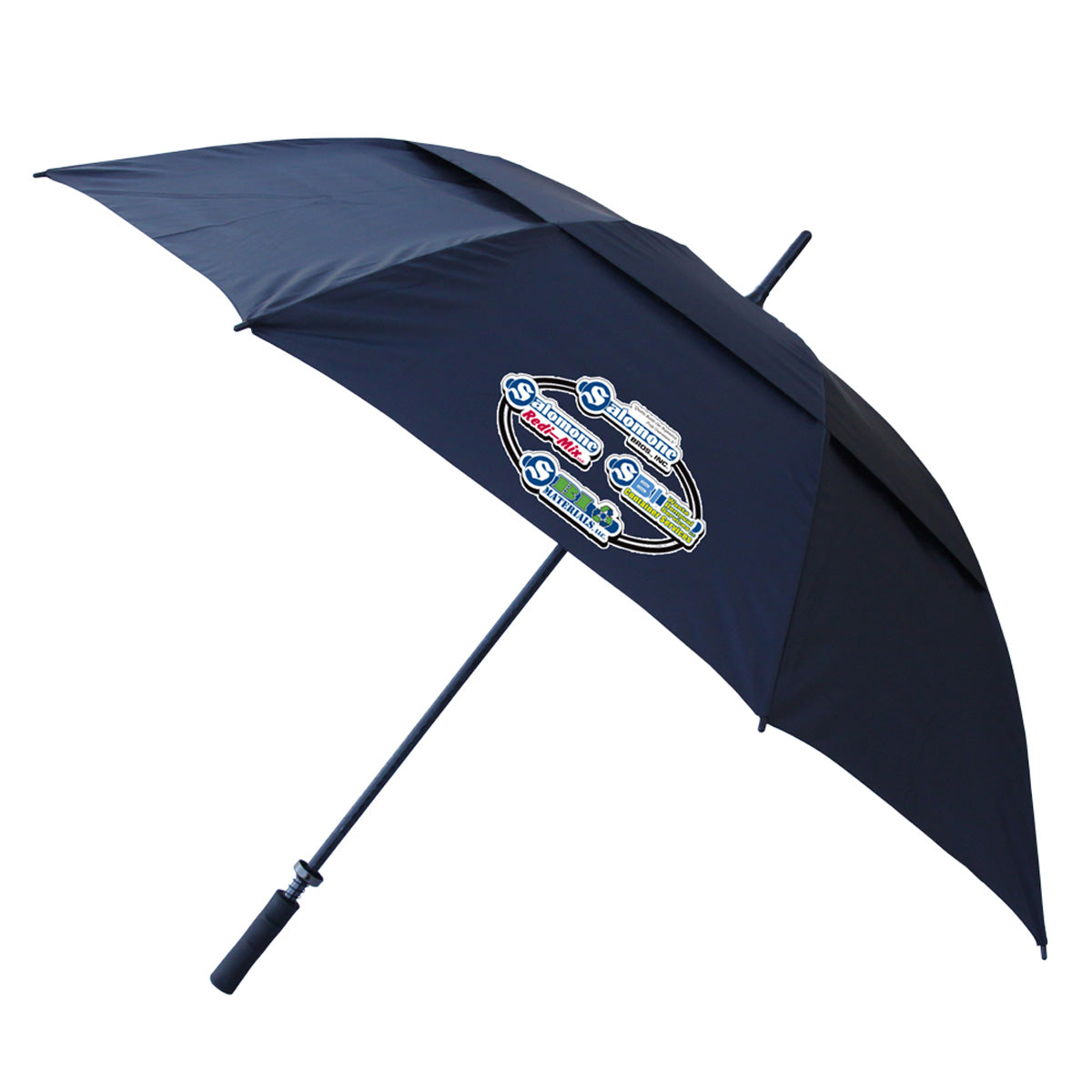 Fiberglass Shaft Vented Umbrella Black