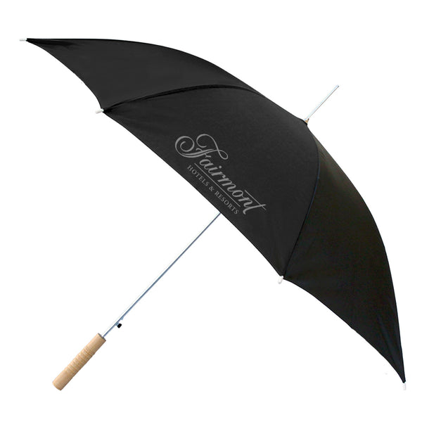 48" Auto Umbrella All Black