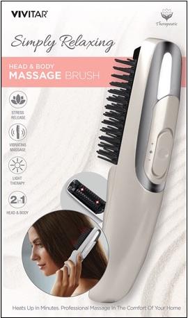 Vivitar Head & Body Therapeutic Massage Brush