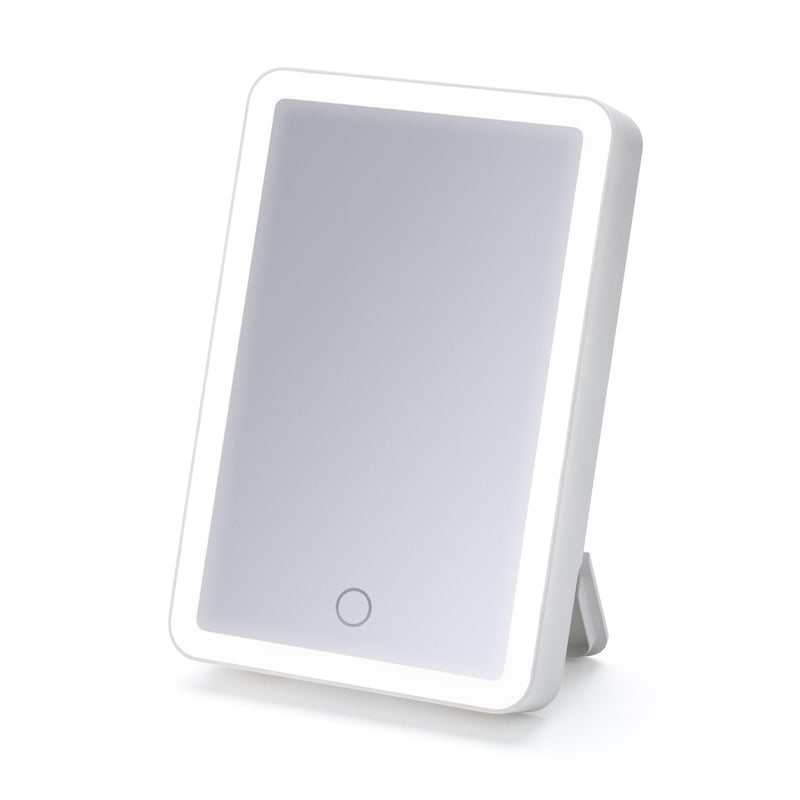 Portable Lighted Vanity Mirror w/ Bluetooth Speaker