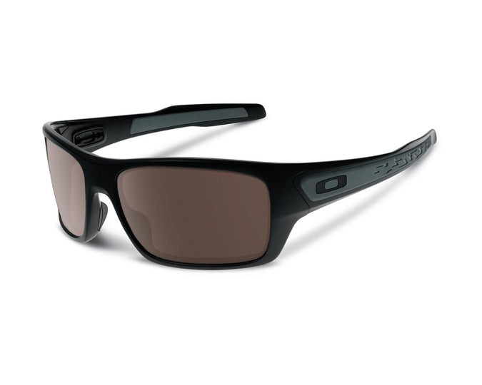 Oakley Turbine Sunglasses Polished Black/Warm Grey