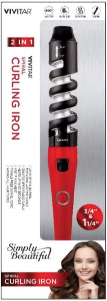 Vivitar ceramic curling iron sale