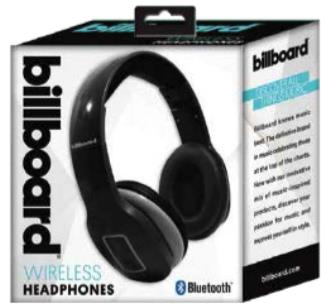 Billboard Wireless Full Size Headphones