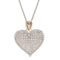 Pave' Diamond Tear Drop Necklace