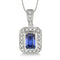 Diamond & Sapphire Necklace