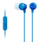 Sony EX15AP/L - EX Series - headset - in-ear - blue