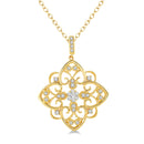 Diamond Filigree Necklace