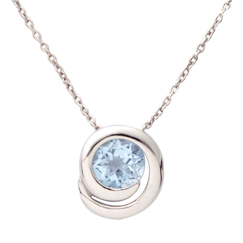 Blue Topaz Necklace