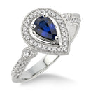 Diamond & Sapphire Ring