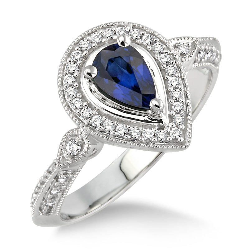 Diamond & Sapphire Ring