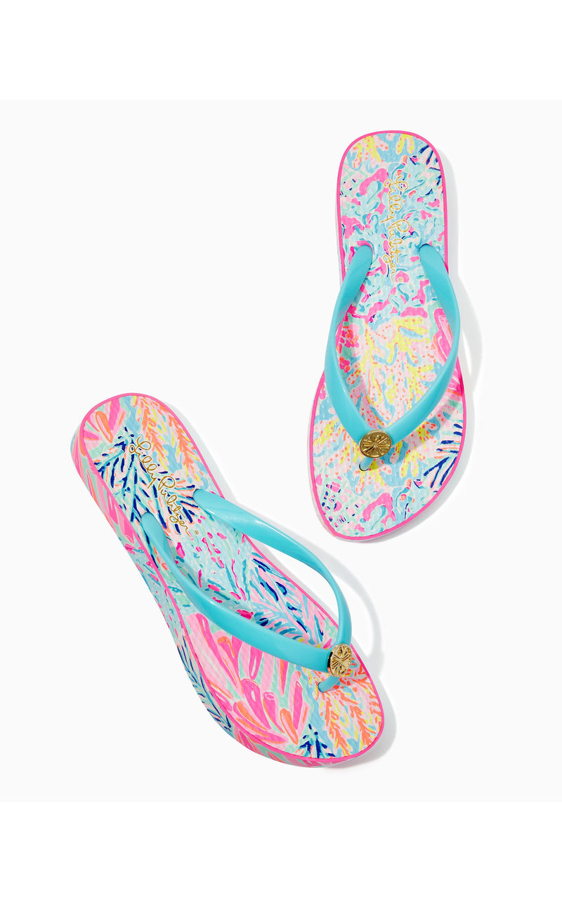 Lilly pulitzer clearance flip flops