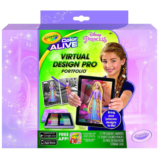 Crayola Virtual Design Pro, Mini Portfolio, Princess