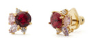 Kate Spade Little Gem Cluster Studs - Pink Multi