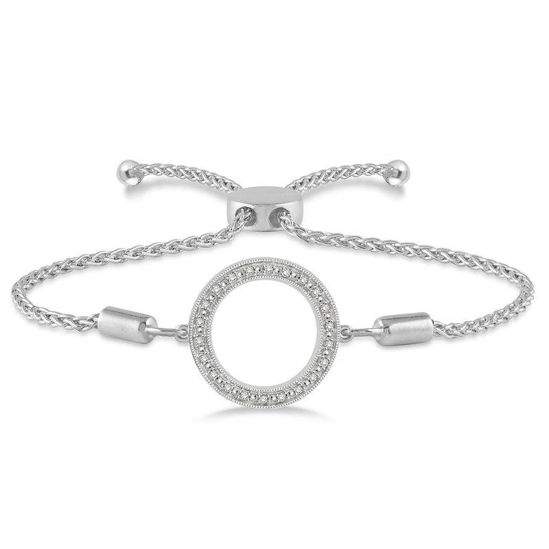 Circle of Life Diamond Bolo Bracelet