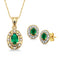 Diamond & Emerald Set