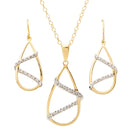 Diamond Earring and Necklace Set