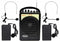 Hisonic 40 Watts Rechargeable Portable PA System with Built-in Dual Channel, 2 Headset & 2 Lapel Mics