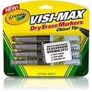 Crayola 4 ct. Chisel Tip Black Visi-Max Dry-Erase Markers