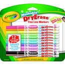 Crayola 12 ct. Dry-Erase Fine Line Washable Markers
