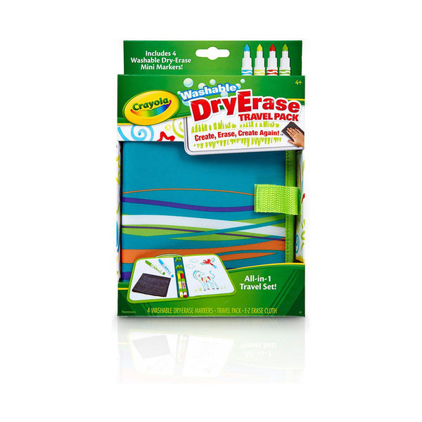 Crayola Dry-Erase Travel Pack with Washable Dry-Erase Markers
