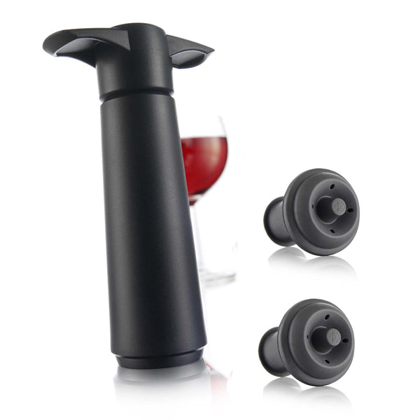 Vacu Vin Wine Saver Giftpack Black (1 pump, 2 stoppers)