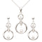 Diamond Earrings & Necklace Set