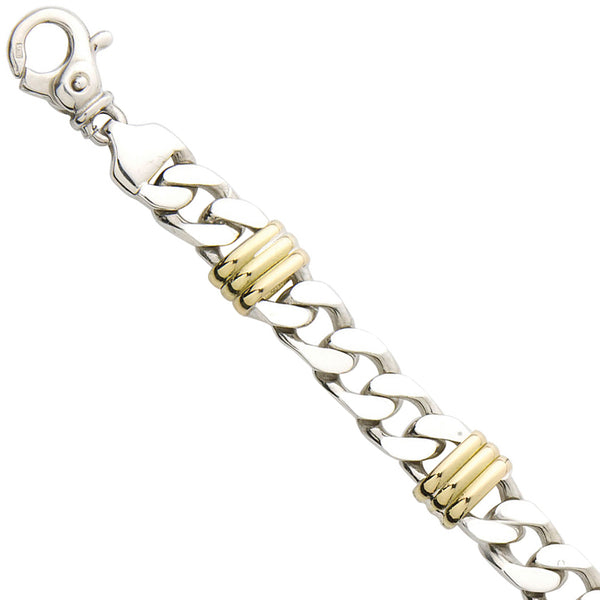 Gold & Silver Gents Bracelet