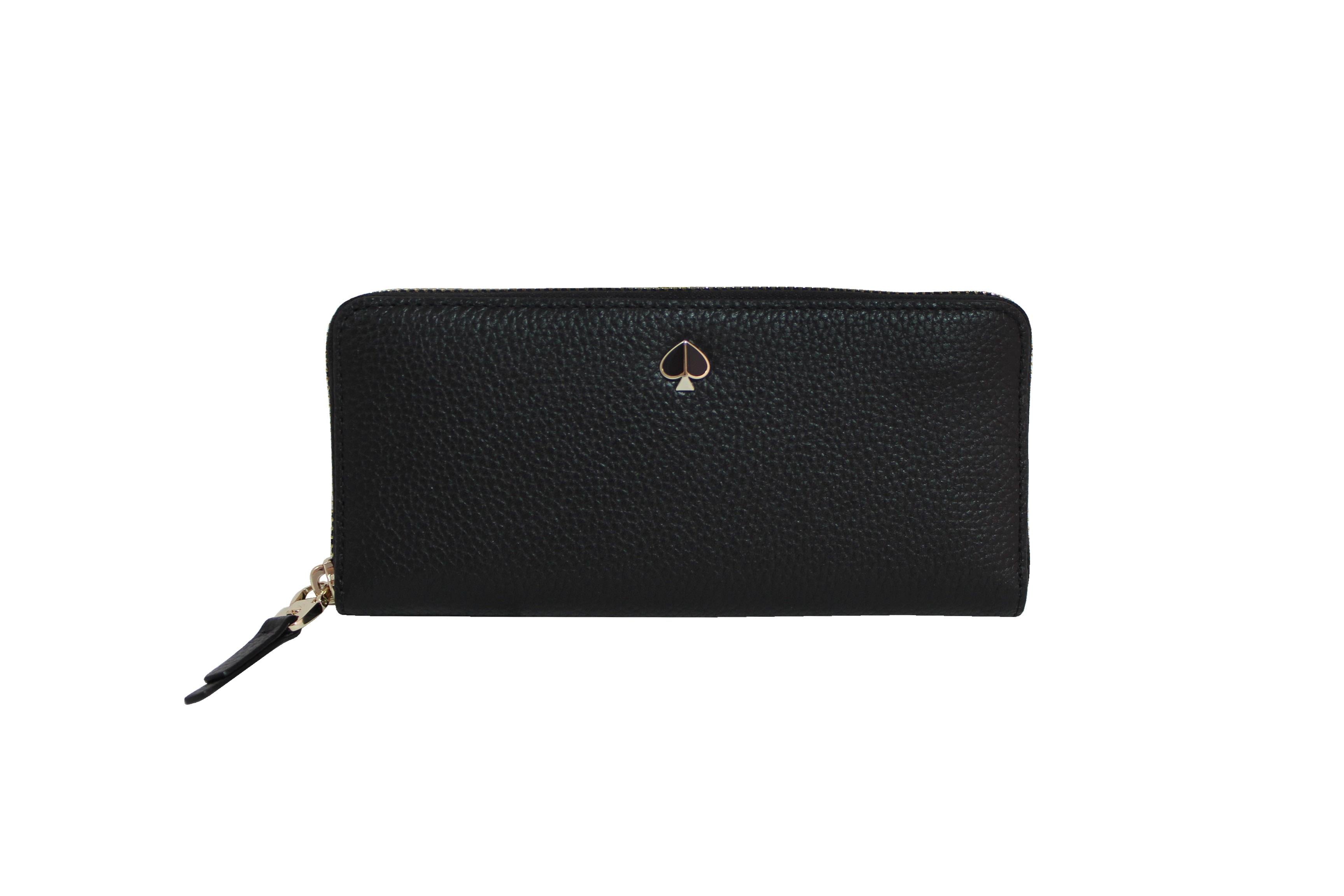 Kate Spade Polly Slim Continental Wallet - Black