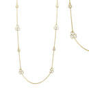 Kate Spade Pansy Blossoms Scatter Necklace - White, Gold