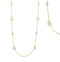 Kate Spade Pansy Blossoms Scatter Necklace - White, Gold