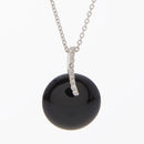 Black Onyx & Diamond Necklace