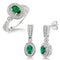 Emerald Earring & Ring Set
