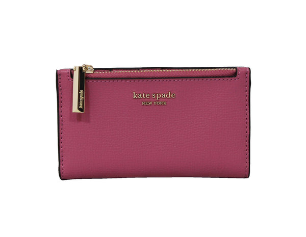 Kate Spade Sylvia Small Slim BiFold Wallet - Blusty Pink