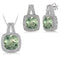 Green Amethyst Earring & Neklace Set