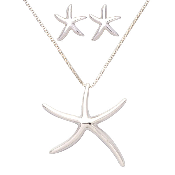 Starfish Earring & Necklace Set