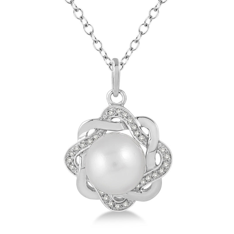 Pearl & Diamond Necklace