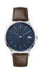 Lacoste Moon Gents Watch, Stainless Steel Case, Blue Dial, Brown Leather Strap