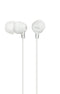 Sony EX15LP - EX Series - earphones - in-ear - wired - 3.5 mm jack - white