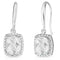 Diamond & White Topaz Earrings