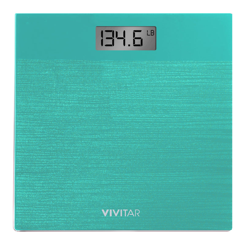 Vivitar Digital Glitter Bathroom Scale measures up to 400 lbs