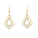 Diamond & Sterling Silver Earrings