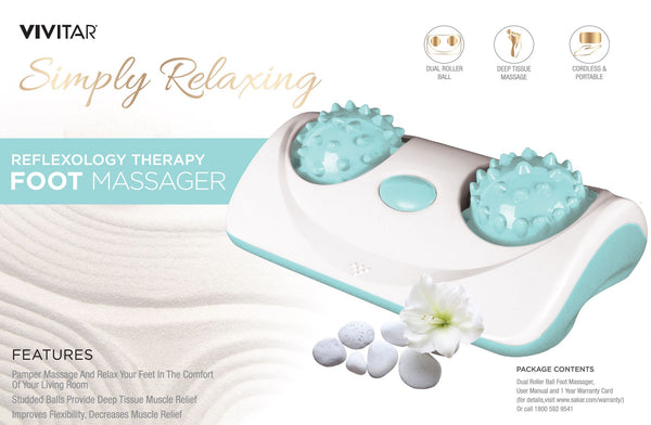 Vivitar Reflexology Therapy Electronic Dual Foot Massager