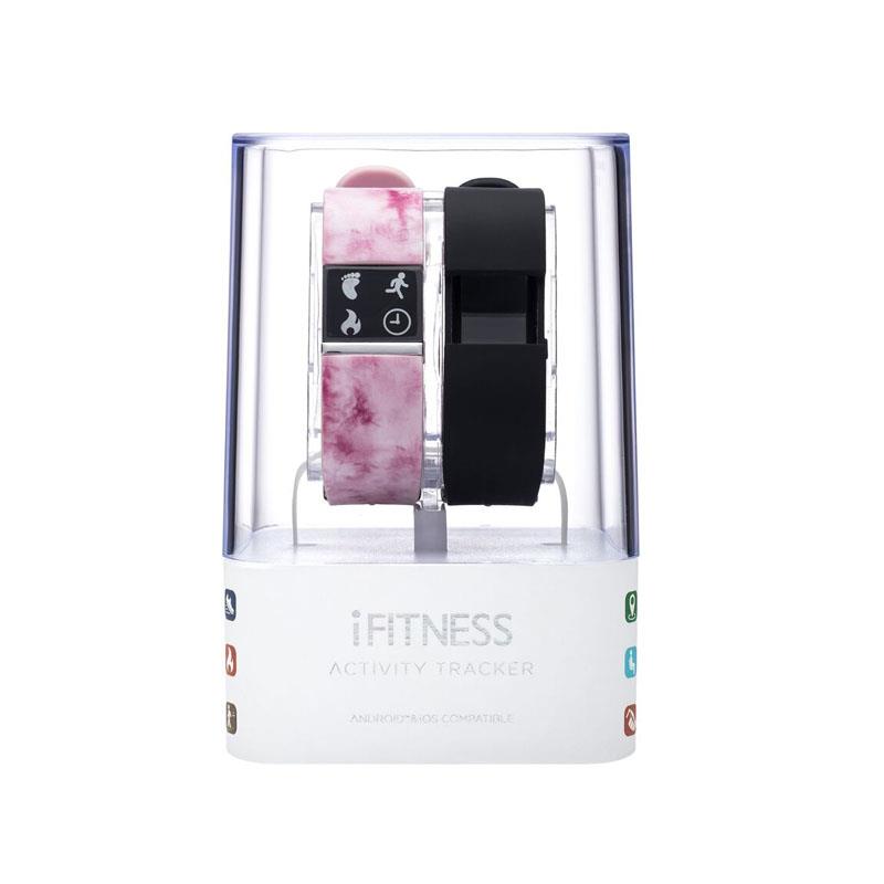iTouch Wearables iFitness Tracker Watch - (Pink Camo and Black)